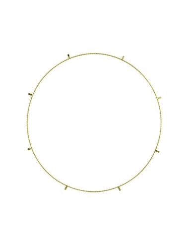 26 Lowrider Square Twisted Wheel Trim Gold.